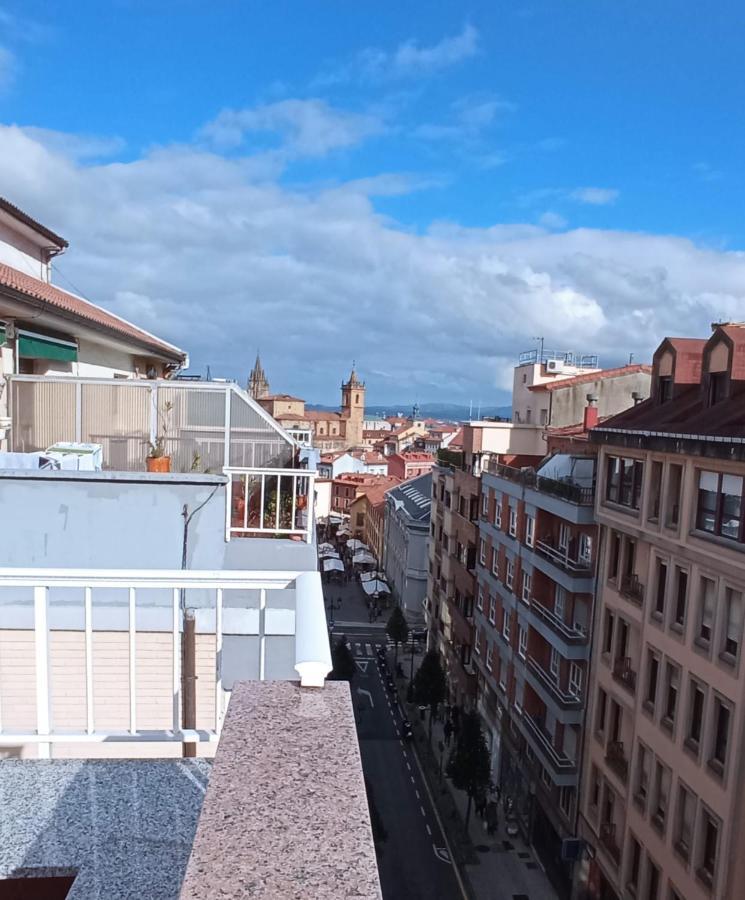 Apartamento Atico Quintana II - Con Terraza, En El Centro Con Wifi Y Garaje Oviedo Exterior foto