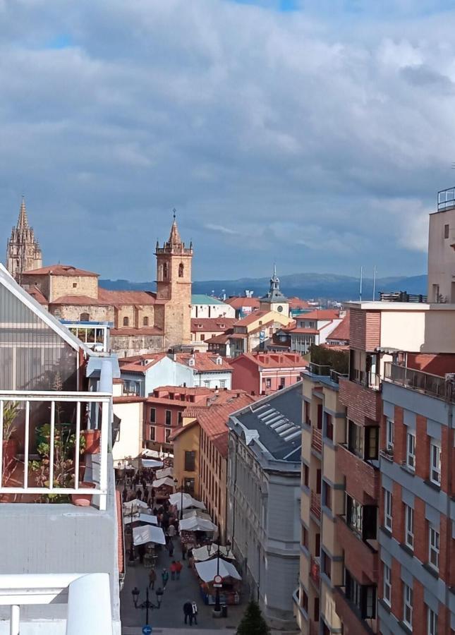 Apartamento Atico Quintana II - Con Terraza, En El Centro Con Wifi Y Garaje Oviedo Exterior foto