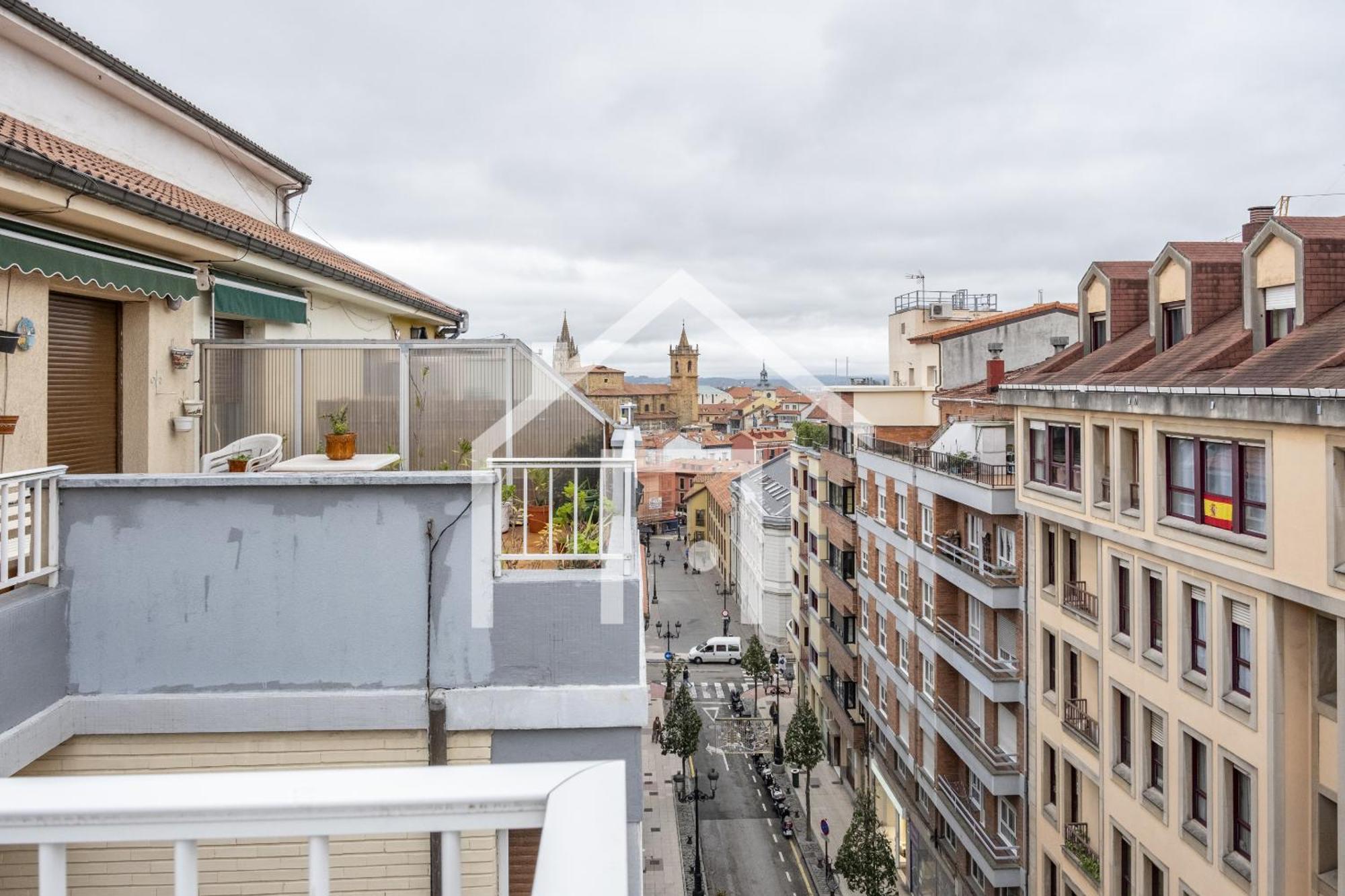 Apartamento Atico Quintana II - Con Terraza, En El Centro Con Wifi Y Garaje Oviedo Exterior foto